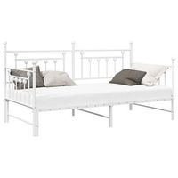 estructura de cama de dia 90 x 200 cm acero vidaxl