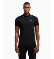 ea7 para hombre 8npf16pjvuz polo casual negro xxl algodon manga corta