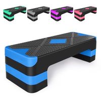 step de aerobic - plataforma de entrenamiento - polietileno - azul 6850x2800x1000cm