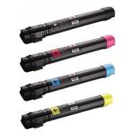compatible multipack dell 7130cdn printer toner cartridges 4 pack -593-10873