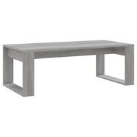 mesa de cafe - mesa de centro madera de ingenieria gris sonoma 102x50x35 cm