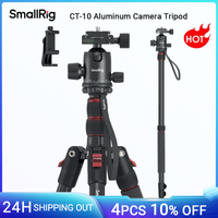 smallrig-tripode de aluminio ct-10 para camara monopie plegable de aluminio cabeza de bola de 360  desmontable para camara dslr telefono-3935