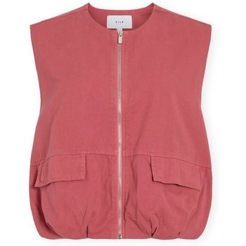 Vila Blusa Deny Vest - Holly Berry para mujer