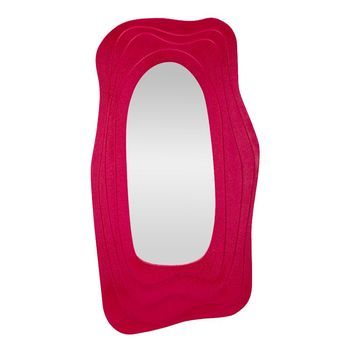 Espejo De Pared Fucsia Cm 90x4x165