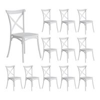 pack 12 sillas para catering apilables caroline 45x40x875cm 7house