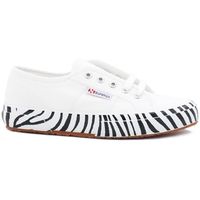 superga deportivas moda 2750 cotw printed white zebra s61165w para mujer