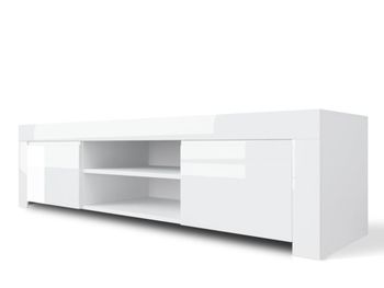 Mueble tv de melamina blanca