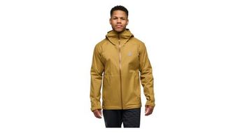 Chaqueta de manga larga fineline verde de black diamond