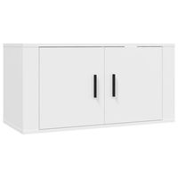 mueble tv de pared  mueble de salon  armario tv blanco 80x345x40 cm