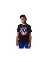 camiseta jordan jdb bball fire ss infantil negro