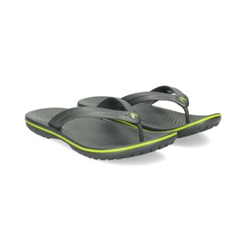 Crocs Chanclas Hombre - Gris Talla 10