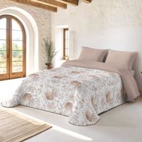 naturals - edredon nordico estampado - cama 180 - microfibra - 300 gramos - emma