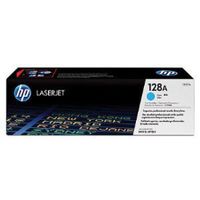 hp 128a cyan original toner cartridge ce321a