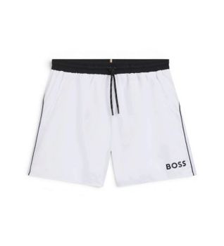 BOSS para hombre. 50514429 Bañador Starfish blanco (XL), Beachwear, Poliéster