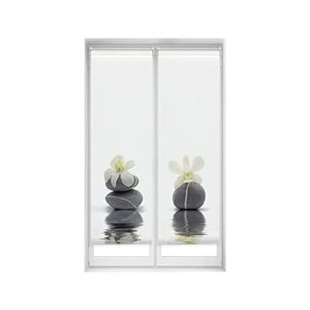 Pack X 2 Estores Enrollables Translúcidos Easyfix, Sin Herramientas - Estores Tamaño 45x150 - Estor Modelo Orquidea - Estor Sin Taladrar | Blindecor