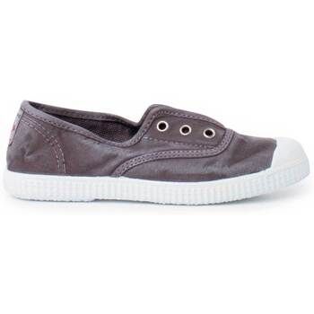 Pisamonas Zapatillas Zapatillas Lona Efecto Desgastado Sin Cordones para mujer