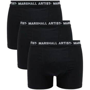 Marshall Artist Boxer 3 Pack Boxer Shorts Black para hombre