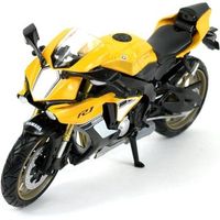 maqueta de moto yamaha yzf-r1 a escala color azul new ray 57804