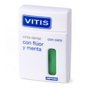 Vitis cinta dental con cera fluor y menta