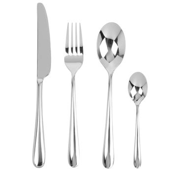 Juego de cubiertos de plata de 24 piezas