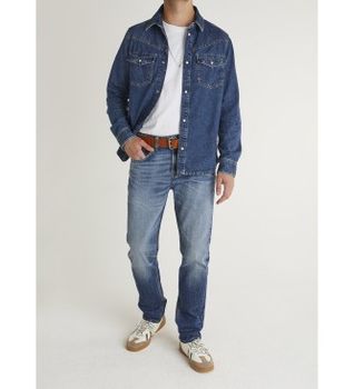 Pepe Jeans para hombre. PM20839585VT Jeans Straight Cash azul (36/32), Casual, Algodón, Denim