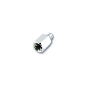 Adaptador espejo retrovisor izquierdo M8-agujero derecho M10 cromado