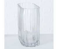 jarron de cristal transparente clear 18cm