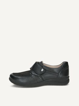 CAPRICE Low shoes, black, made of Leather and synthetic, Size 38