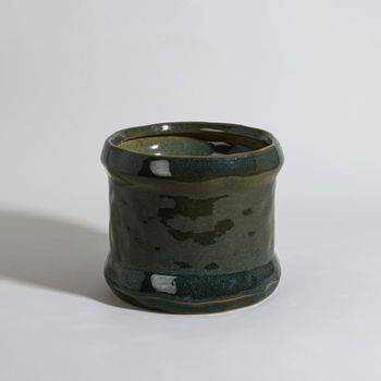 Cubremacetas de gres verde, 20 cm