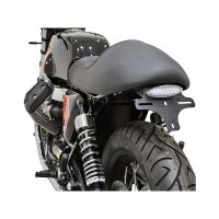 soporte de matricula moto guzzi v 7 ie -20 negro completo