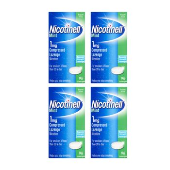 Nicotinell  Lozenge  Aid 1 mg Mint 96 Pieces- 384 Lozenges