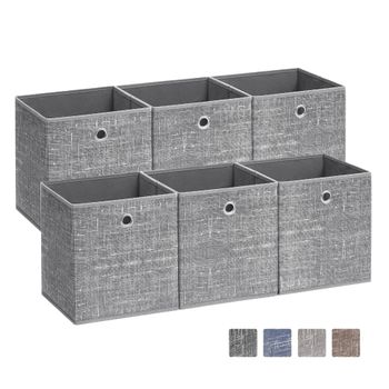 Caja de Almacenamiento, Gris Jaspeado / 26 x 26 x 28 cm