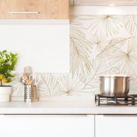 frente de cocina panel trasero aluminio - 90 x 70 cm - cobre