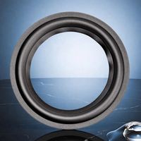 2 piezas de repuesto para altavoz woofer de 4-12 pulgadas borde de goma plegable para subwoofer 100300mm 4 5 65 7 8 10 12