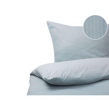 Conjunto De Fundas De Algodón Gris Azul Edredón Funda De Almohada 220 X 240 Cm Moderno Dormitorio Avondale