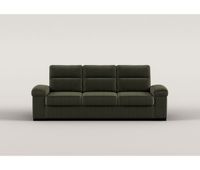 sofa 3 plazas eric de color verde