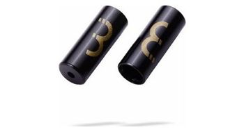 Lot de 100 butees de gaine bbb cableend s al workshop alu 5mm noir