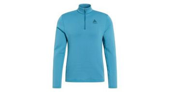 Maillot de manga larga odlo 1 2 zip berra azul