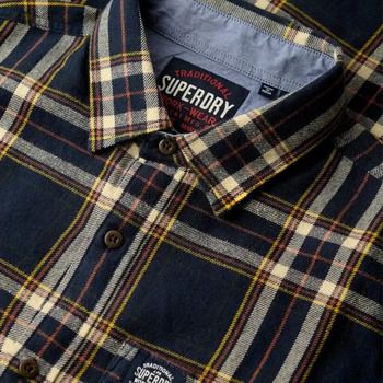 Superdry Camisa manga larga Michigan para hombre