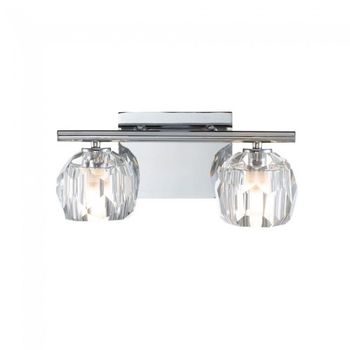Aplique de pared para baños regalia (2 luces)