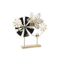 decoracion metal 62x9x616 moderno negro