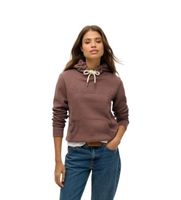 superdry para mujer w2012484a sudadera con capucha tonal core marron m casual algodon