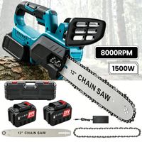 motosierra electrica sin escobillas de 12 pulgadas herramienta de sierra electrica para cortar madera sin necesidad de cable ideal para trabajos de jardineria y para cortar ramas funciona con