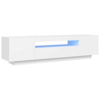 mueble tv  mueble de salon  mesa de tv con luces led blanco 160x35x40 cm