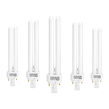 Aigostar - Pack de 5 Bombillas PLC Tubo, 26W, Maiz G24, 2 Pines, Luz blanca 6400K, 1560Lm, No regulable
