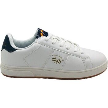 Spagnolo Deportivas Moda Zapatillas sneaker hombre 40033 blanco piel vegana para hombre