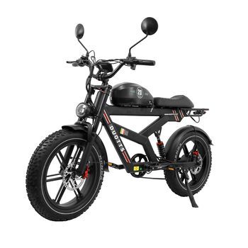 Bicicleta Eléctrica De Montaña Duotts F20, Batería De 52 V Y 27 Ah, Seguimiento Por Gps Y Aplicación Bluetooth, Negro