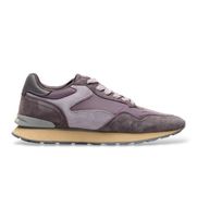 hoff para hombre 22602416 zapatillas de piel city retro lila 47 plano ante cordones casual