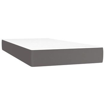 Colchón De Cama | Colchón De Muelles Ensacados Para Niños Tela Gris 80x160 Cm