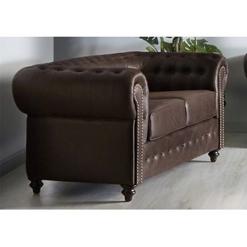 Sofa Chester 2p Tela Env.165x90x75 Cms. 165x90x75 Cms